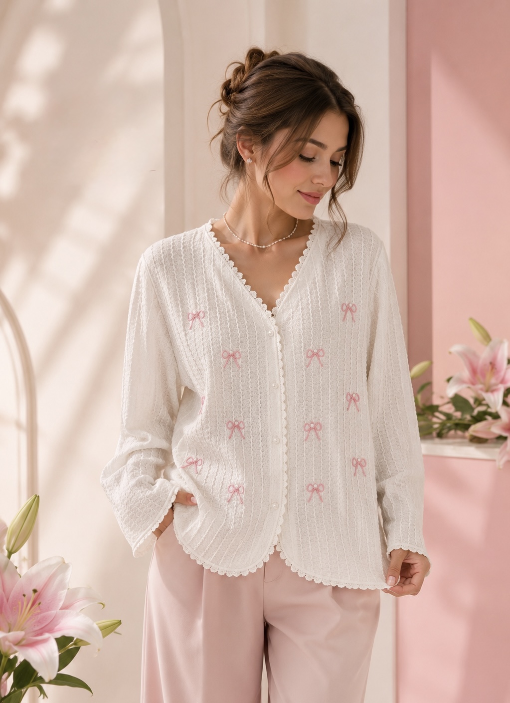 شومیز پاپیون🎀